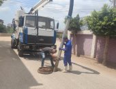 مياه المنوفية: تطهير محطات رفع وشبكات الصرف الصحى استعدادا لعيد الأضحى