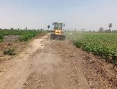 إزالة حالات تعد على الأراضى الزراعية بمركز ناصر فى بنى سويف