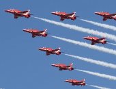 بريطانيا: مقاتلات سلاح الجو الملكى تعترض 21 طائرة روسية بالقرب من المجال الجوى لحلف الناتو