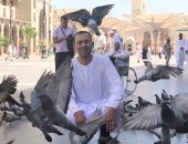 حمام الحما يزين سماء الحرم ويخطف قلوب وعيون ضيوف الرحمن..صور