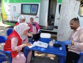 استمرار فعاليات المبادرة الرئاسية "100 يوم صحة" بأسوان.. صور