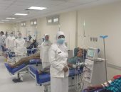 بدء التشغيل التجريبى لوحدة الغسيل الكلوى بمستشفى جهينة المركزى فى سوهاج