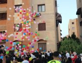 البلالين أبرز مظاهر الفرحة فى أول أيام عيد الأضحى ببورسعيد.. فيديو وصور