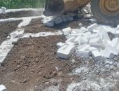  إزالة 41 حالة تعدٍ على الأراضى الزراعية وأملاك الدولة فى 7 مراكز بالمنيا