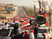10 سنوات من الأمن والأمان.. احتفالات في غزة بذكرى ثورة 30 يونيو.. مسيرات حاشدة بالسيارات والأعلام المصرية وصور الرئيس السيسى " فيديو وصور"