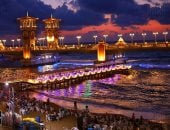 إقبال كبير على شواطئ الإسكندرية في أول أيام عيد الأضحى بنسبة إشغالات 60%