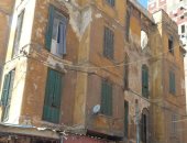 انهيار جزئى بعقار قديم بسوق السمك في الإسكندرية دون إصابات