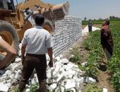 محافظ المنيا: إزالة 70 حالة تعد على الأراضى الزراعية وأملاك الدولة.. صور