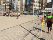 محافظة الإسكندرية: شاطئ إسحاق حلمى يستضيف دوري كرة القدم الشاطئية