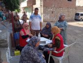  إقبالاً كثيفاً من المواطنين على مبادرة 100 يوم صحة بالغربية