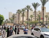 طلاب الثانوية العامة ببورسعيد: "امتحان الاستاتيكا حلو بس فيه تكات".. صور