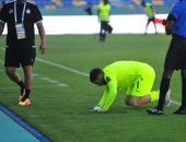 حمزة علاء يستقبل أول هدف بمرمى المنتخب الأولمبى بعد 4 مواجهات بشباك نظيفة