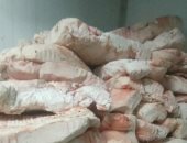 ضبط 1.3 طن مصنعات دواجن فاسدة ولحوم مذبوحة خارج المجازر خلال حملات بالجيزة