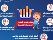 الصحة تكشف 5 أضرار لتعرض الأطفال لدخان التبغ.. تفاصيل 