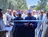 افتتاح مسجد باب الريان بقرية العتمور قبلى فى أسوان.. صور