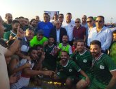 "المصري" يتوج بطلاً لمجموعة بورسعيد ببطولة دوري كرة القدم الشاطئية.. صور
