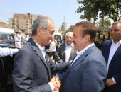 محافظ المنوفية يستقبل وزير الاتصالات لافتتاح وتفقد عدد من المشروعات التكنولوجية.. فيديو