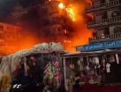 أسماء المصابين إثر حريق سوق آمون بمصيف جمصة في الدقهلية 