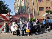 انتظام طلاب الثانوية العامة فى الإسكندرية ومطروح بلجان الامتحانات.. صور