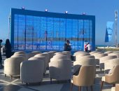 الاستعدادات النهائية لمؤتمر إطلاق مهرجان العلمين.. صور