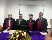 الطبيب صبحى حجازى يحصل على درجة الماجستير من كلية الطب بجامعة بنها