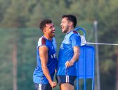 محمود تريزيجيه يتألق فى تدريبات طرابزون سبور التركي.. صورة