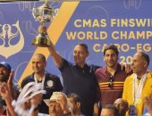 فريق الأساتذة بالصيد المصرى يتوج بالمركز الأول فى كأس العالم للأندية للسباحة بالزعانف