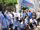 جامعة كفر الشيخ تطلق قافلة طبية وتوعوية ضمن "حياة كريمة" لقرية خليج قبلى