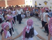 أطفال مدارس بئر العبد بشمال سيناء يعيدون إحياء تراث وتقاليد اجدادهم ضمن فعاليات الأنشطة المدرسية الصيفية