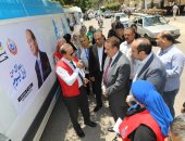 محافظ المنوفية يتابع منظومة العمل بالمبادرة الرئاسية "100 يوم صحة"