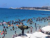 "السياحة والمصايف": شواطئ الإسكندرية كاملة العدد والإقبال 100%.. فيديو وصور