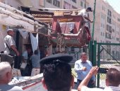 نائب محافظ القاهرة يقود حملة لإزالة الإشغالات بمشروع المحروسة فى السلام