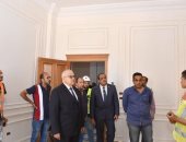 الخشت يتابع أعمال التنفيذ بجامعة القاهرة الدولية تمهيدا لافتتاح المرحلة الأولى