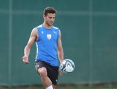 الظهور الأول للاعب حمدي فتحي في تدريبات الوكرة القطري.. صور