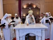 البابا تواضروس يدشن كنيسة بدير "الأنبا بيشوى" بوادى النطرون