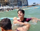 الإسكندرية تحتفل بمرور عام على افتتاح شاطئ المكفوفين 