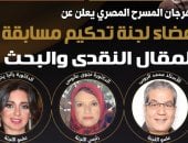 مهرجان المسرح المصري يعلن عن أعضاء لجنة تحكيم مسابقة المقال النقدي