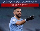 تفاصيل صفقة انتقال رياض محرز من مانشستر سيتى إلى النادي الأهلى السعودى.. فيديو