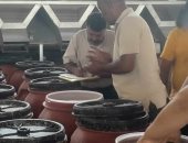 ضبط مصنع مواد غذائية بدون ترخيص خلال حملة تموينية بمركز مطاى بالمنيا