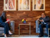 محمود محيى الدين يبحث مع وزيرة بالبحرين جهود تحقيق أهداف التنمية المستدامة