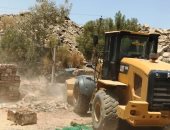 إزالة 6 حالات تعد ورفع إشغالات بأسوان ضمن أعمال المرحلة الثالثة للموجة 21