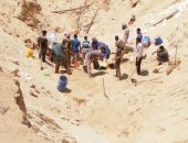 استخراج جثماني شخصين من حفرة انهارت عليهما أثناء التنقيب على الآثار بالإسماعيلية