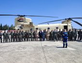 القوات المسلحة تشارك فى إخماد حرائق غابات اليونان بتوجيهات من الرئيس السيسى