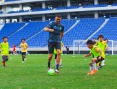 رونالدو يشارك فى فعالية ترفيهية للنصر السعودى مع أطفال اليابان.. صور