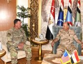 الفريق أسامة عسكر يلتقى قائد القيادة المركزية الأمريكية