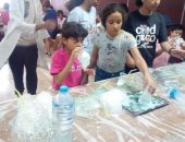 ورش عمل علمية تفاعلية فى مكتبة مصر الجديدة للطفل.. صور