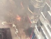 السيطرة على حريق محل مواد غذائية وألبان بوسط الإسكندرية 