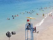 رفع الرايات الحمراء على جميع شواطئ الإسكندرية 
