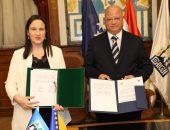 محافظ القاهرة يوقع اتفاقية صداقة مع عاصمة البوسنة والهرسك