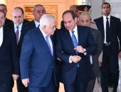 "أبو مازن" يشكر الرئيس السيسي على احتضان مصر التاريخى للقضية الفلسطينية